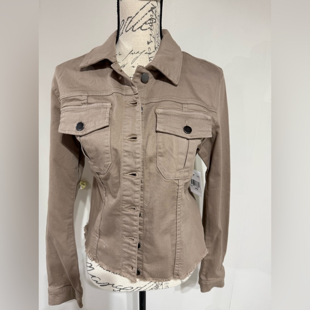 NWT Kut from the Kloth Kara Jacket with raw hem